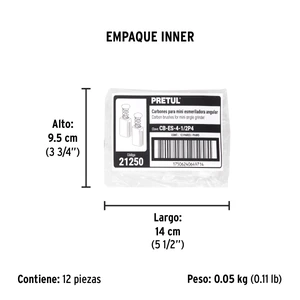 Bolsa con 2 carbones de repuesto para ESMA-4-1/2P4, PRETUL