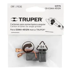 Bolsa con 2 carbones de repuesto para ESMA-4512N, TRUPER