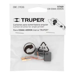 Bolsa con 2 carbones de repuesto para ESMA-4510N, TRUPER