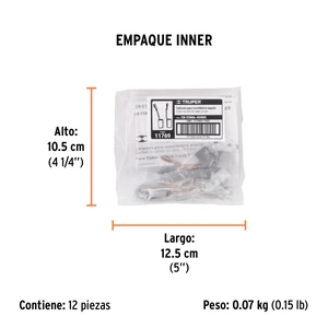 Bolsa con 2 carbones de repuesto para ESMA-4510N, TRUPER
