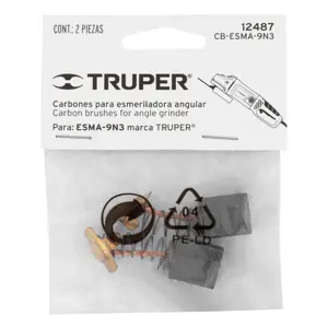 Bolsa con 2 carbones de repuesto para ESMA-9N3, TRUPER