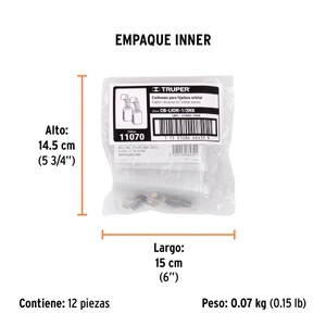 Bolsa con 2 carbones de repuesto para LIOR-1/2NX, TRUPER