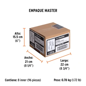 Bolsa con 2 carbones de repuesto para LIOR-1/2NX, TRUPER