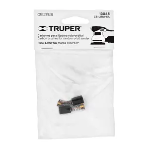 Bolsa con 2 carbones de repuesto para LIRO-5A, TRUPER