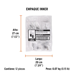 Bolsa con 2 carbones de repuesto para LIRO-5A, TRUPER
