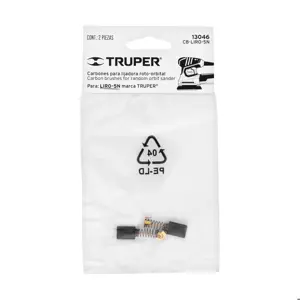 Bolsa con 2 carbones de repuesto para LIRO-5N, TRUPER