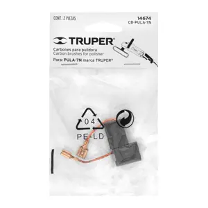 Bolsa con 2 carbones de repuesto para PULA-7N, TRUPER