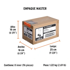 Bolsa con 2 carbones de repuesto para PULA-7N, TRUPER