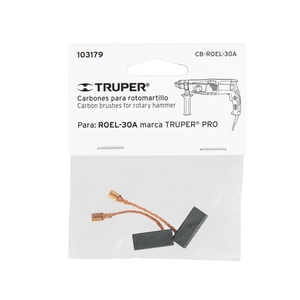 Bolsa con 2 carbones de repuesto para ROEL-30A, TRUPER