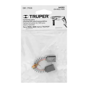 Bolsa con 2 carbones de repuesto para ROEL-30N, TRUPER