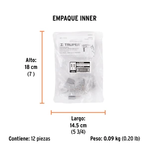 Bolsa con 2 carbones de repuesto para ROEL-30N, TRUPER