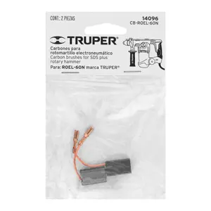Bolsa con 2 carbones de repuesto para ROEL-60N, TRUPER