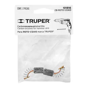 Bolsa con 2 carbones de repuesto para ROTO-1/2A10, TRUPER
