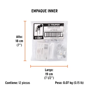 Bolsa con 2 carbones de repuesto para ROTO-1/2A5, TRUPER