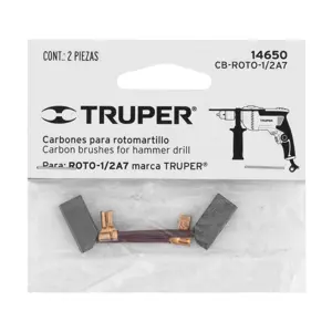 Bolsa con 2 carbones de repuesto para ROTO-1/2A7, TRUPER