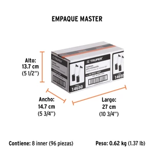 Bolsa con 2 carbones de repuesto para ROTO-1/2A7, TRUPER
