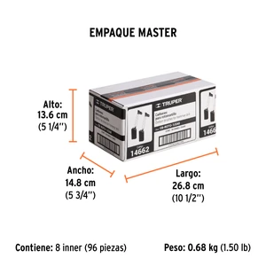 Bolsa con 2 carbones de repuesto para ROTO-1/2A8, TRUPER