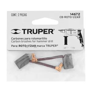 Bolsa con 2 carbones de repuesto para ROTO-1/2A9, TRUPER