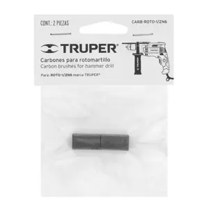 Bolsa con 2 carbones de repuesto para ROTO-1/2N6, TRUPER