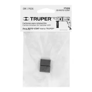 Bolsa con 2 carbones de repuesto para ROTO-1/2N7, TRUPER