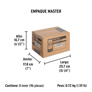 Pretul Bolsa con 2 carbones d/repuesto p/ROTO-1/2P6 y 3/8P6, TRUPER