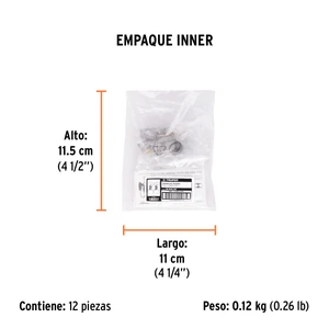 Bolsa con 2 carbones de repuesto para ROU-N3, TRUPER