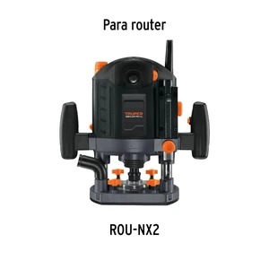 Bolsa con 2 carbones de repuesto para ROU-NX2, TRUPER