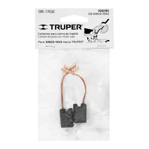 Bolsa con 2 carbones de repuesto para SINCO-10X2, TRUPER