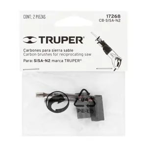 Bolsa con 2 carbones de repuesto para SISA-N2, TRUPER