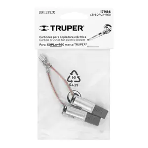 Bolsa con 2 carbones de repuesto para SOPLA-960, TRUPER