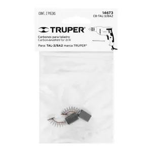 Bolsa con 2 carbones de repuesto para TAL-3/8A2, TRUPER