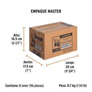 Bolsa con 2 carbones de repuesto para TAL-3/8A2, TRUPER