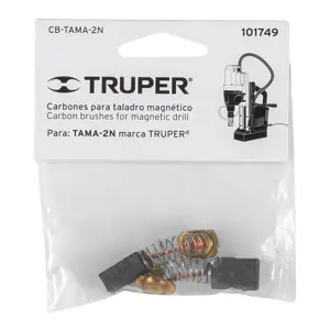 Bolsa con 2 carbones de repuesto para TAMA-2N, TRUPER