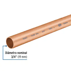 Tubo de 3/4