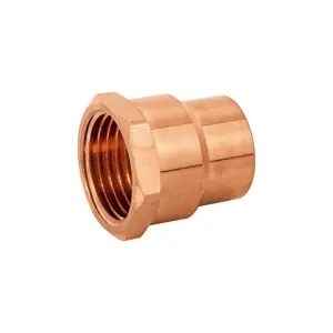 49656 / CC-601 Conector de cobre, rosca interior 1/2