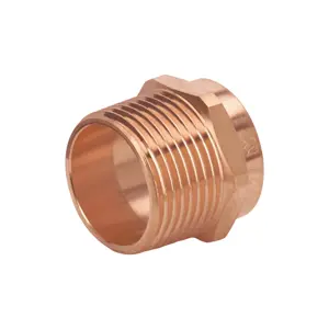 47627 / CC-613B Conector de cobre de rosca exterior 1