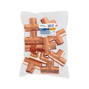 Tee de cobre sencilla de 1