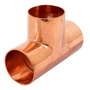 48863 / CC-764 Tee sencilla de cobre 1-1/4