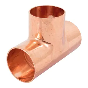 48864 / CC-765 Tee sencilla de cobre 1-1/2
