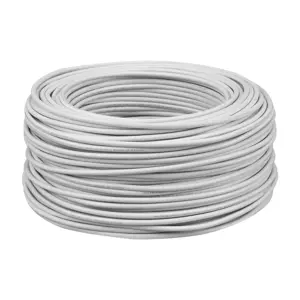 Volteck Rollo de 100 metros de cable THW CCA 10 AWG blanco, Basic