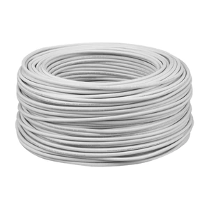Volteck Rollo de 100 metros de cable THW CCA 10 AWG blanco, Basic
