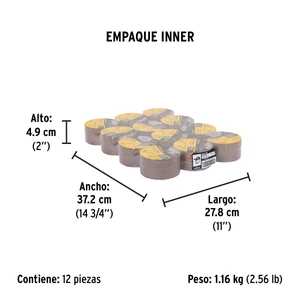 Cinta de empaque 48 mm x 40 m canela, Pretul
