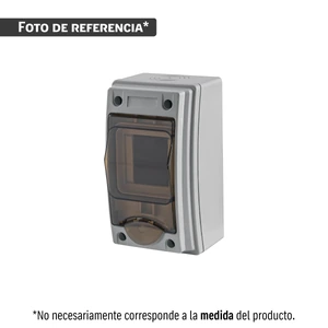 43846 / CCP-3 Centro de carga de policarbonato, 2 a 3 ventanas, VOLTECK