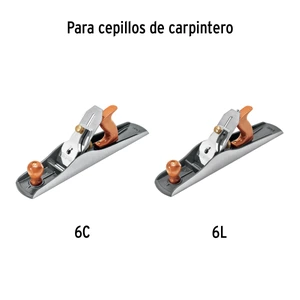 Cuchilla y contra para cepillo de carpintero # 6, Truper