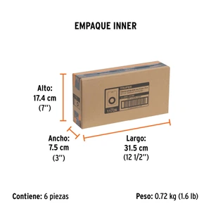 Cinta doble cara de 19 mm x 10 m, Truper