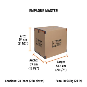 Cinta doble cara de 19 mm x 1.5 m, Truper