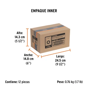 Cinta doble cara de 19 mm x 5 m, Truper