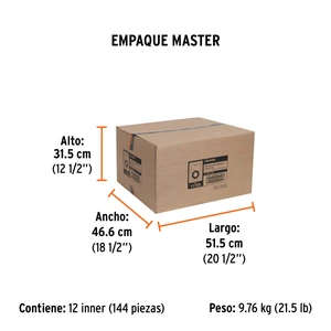Cinta doble cara de 19 mm x 5 m, Truper