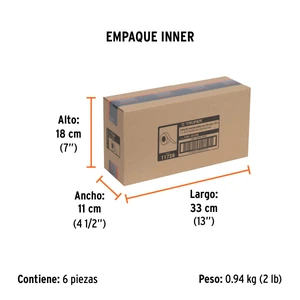 Cinta doble cara de 25 mm x 10 m, Truper