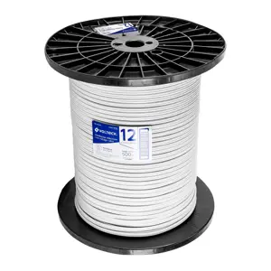 40046 / CDU-12E-500 Metro de cordón dúplex 12 AWG, carrete 500 m, Volteck